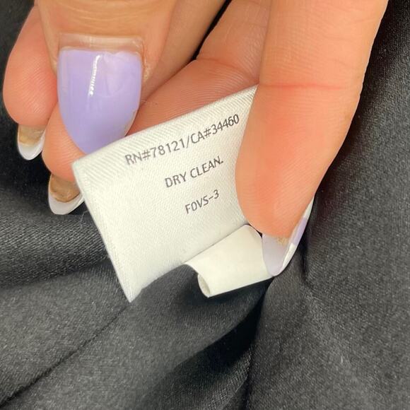 EILEEN FISHER WOMAN Blazer Jacket Black Two Button Stretch Lined Pockets 2X - Picture 6 of 12